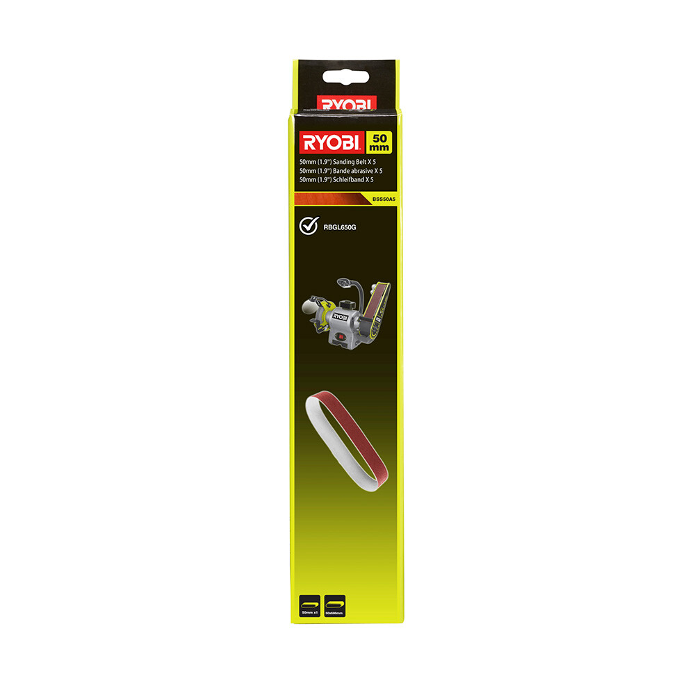 BSS50A5 5'li 50 x 686 mm Şerit Zımpara Yedeği RBGL650G - Uyumlu - RYOBI
