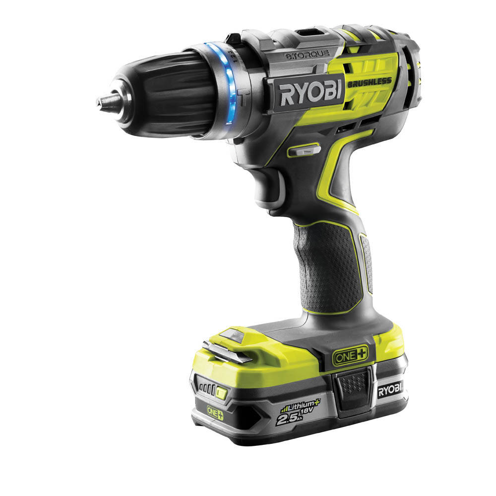 R18PDBL-252S 18 V Li-Ion Akülü Kömürsüz Motor Darbeli Matkap ve Vidalama - 1